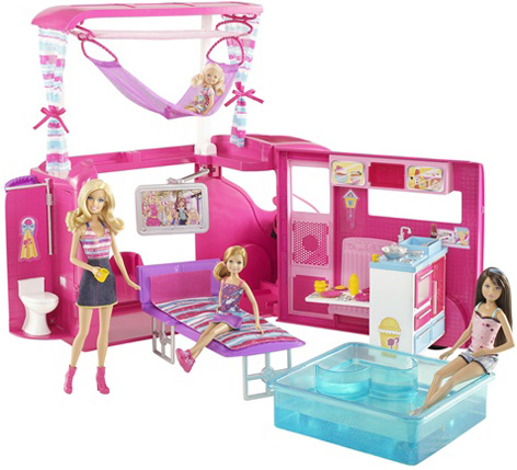 schermutseling Anesthesie Uitvoerbaar Barbie Camper - Barbie Sisters Go Camping! Camper from Mattel
