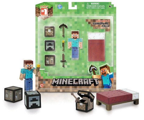 Minecraft Toys from Character Options and Spin Master